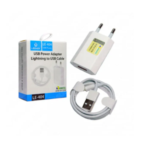 CARREGADOR APPLE 10W LEHMOX LE-404