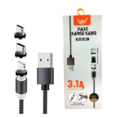 CABO USB MAGNETICO 3X1 ALTOMEX AL-C360
