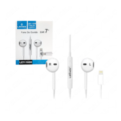 FONE IOS EAR 7+ (COM ENTRADA IOS) -LEHMOX